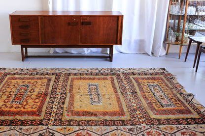 Large Hand Knotted Antique Kilim