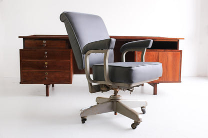 1950's Industrial Steel Office Chair