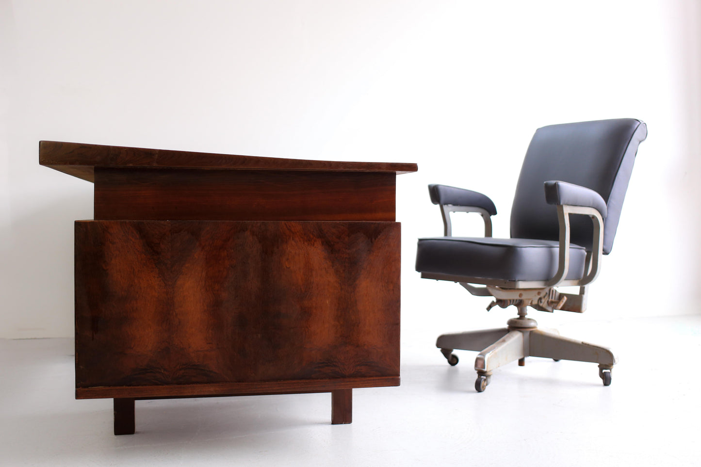 Large Modernist Executive Desk