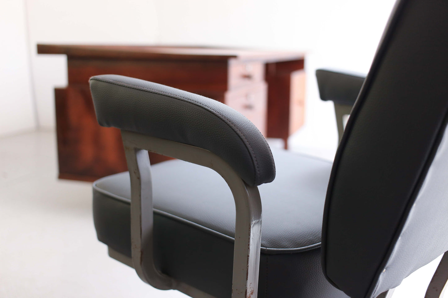 1950's Industrial Steel Office Chair