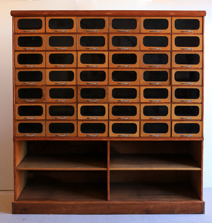 1950's Tall Haberdashery Cabinet - 42 Drawers