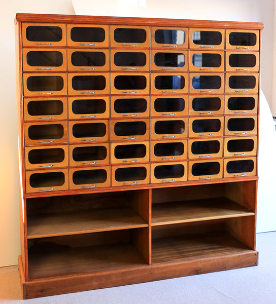 1950's Tall Haberdashery Cabinet - 42 Drawers