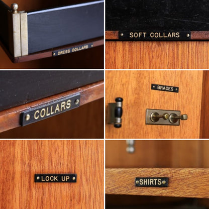 Antique Compactom Gentleman's Wardrobe